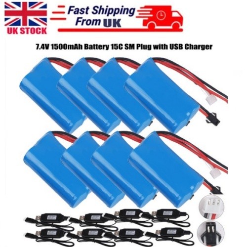 1500mah 15c li ion - 7.4v,