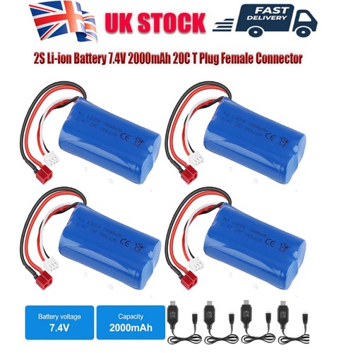 2000mah battery li ion - 7.4v, li-ion