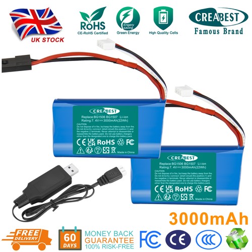 2pcs 0ah ion 7 - 3.0ah, 7.4v