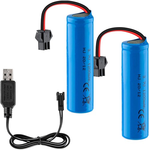2pcs 1200mah li - 1200mah, li-ion