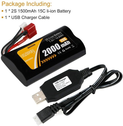 Battery 2000mah 20c t - 20c,