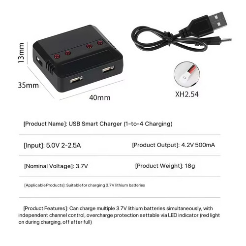 Usb charger 2 in1 - charger, dc